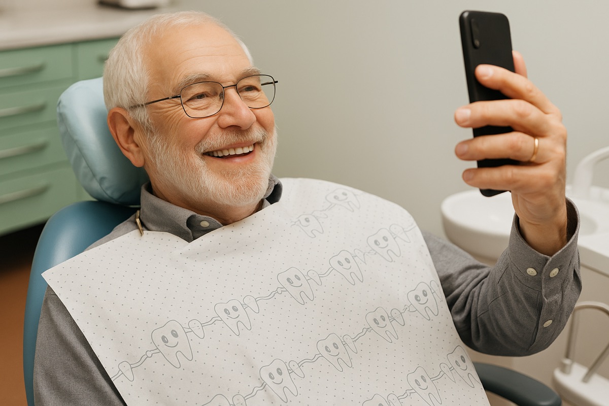 Dental implant procedure in a modern clinic in Istanbul