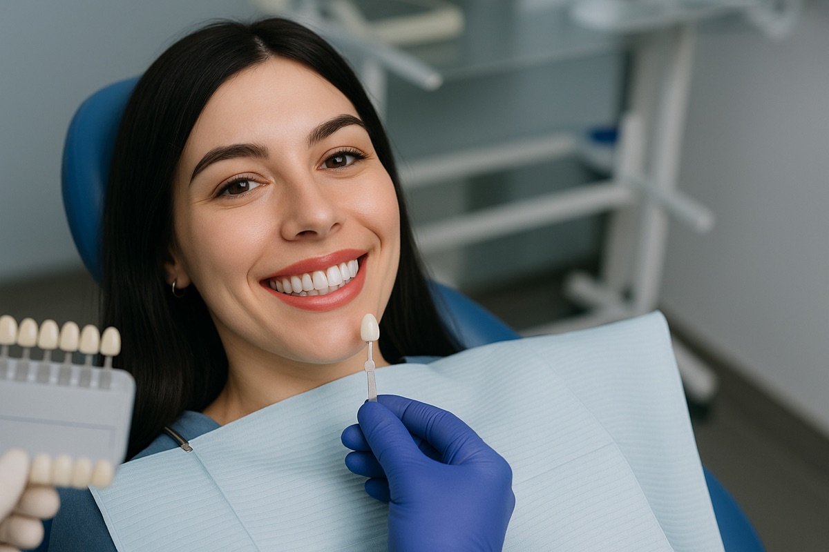 Porcelain dental veneers