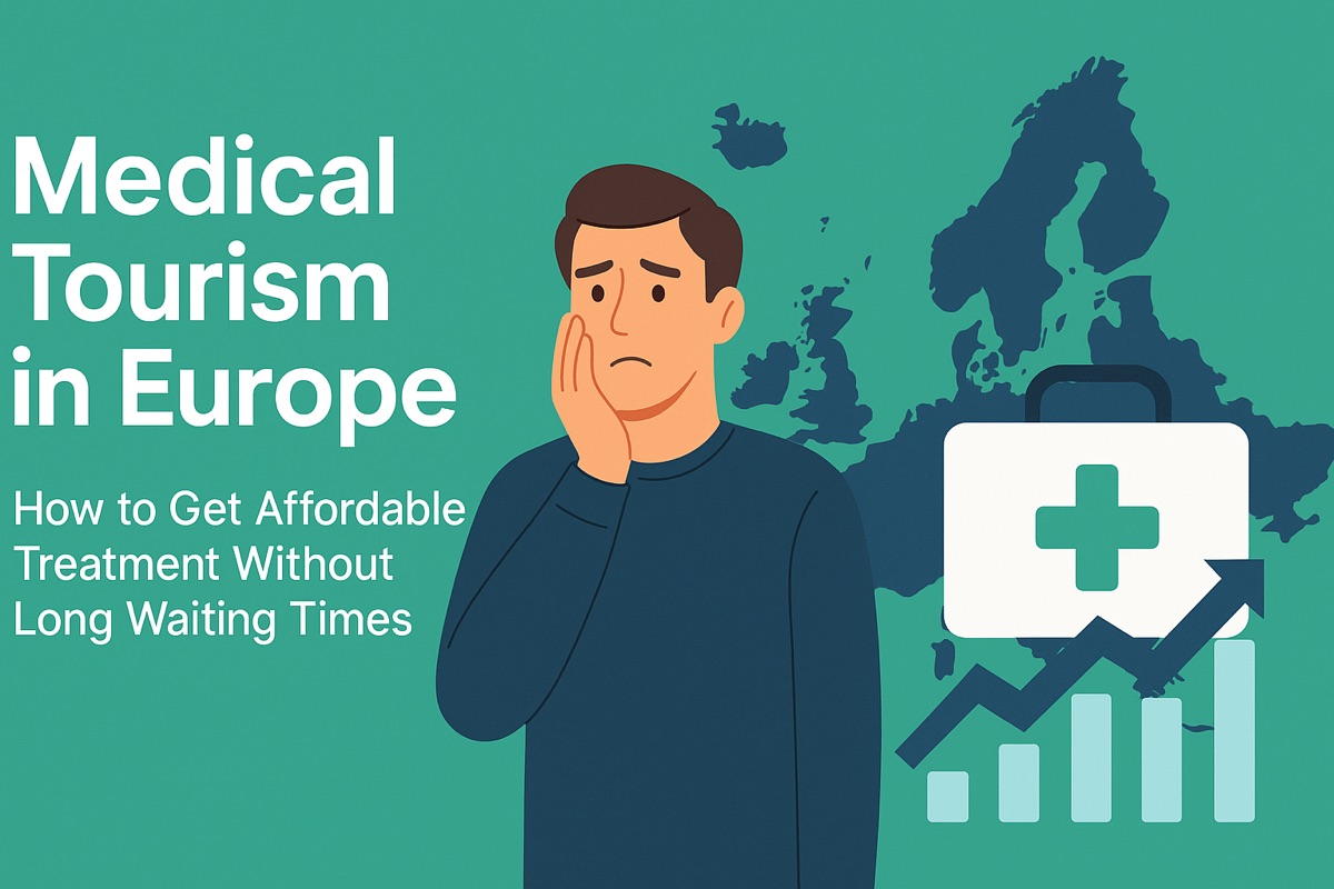 Patient researching medical tourism options in Europe